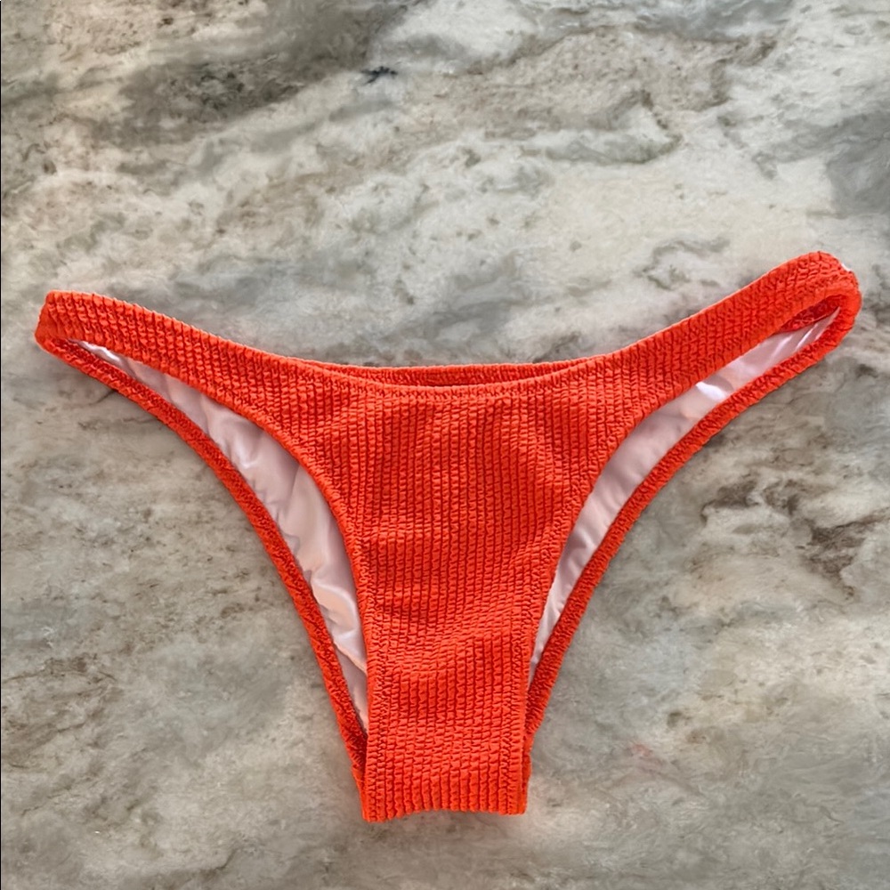 PINK Vibrant Orange Bikini Bottom